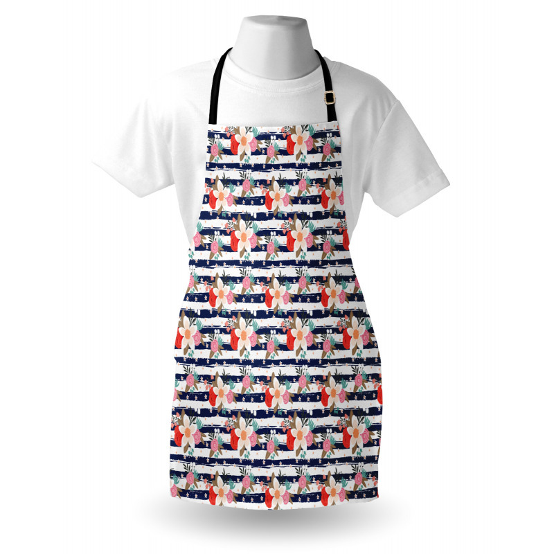 Blooming Corsage of Flowers Apron