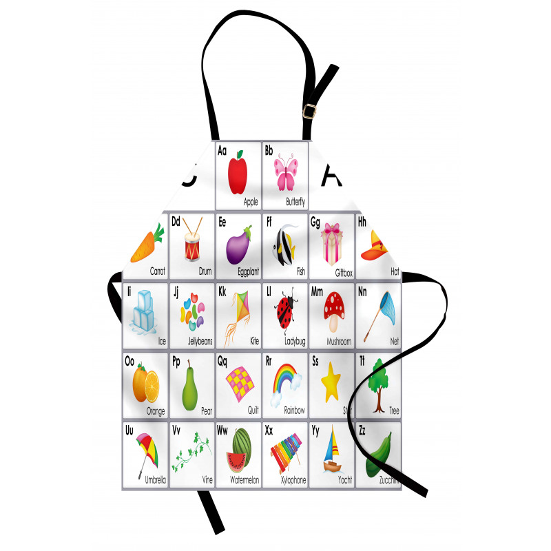 Squares with Letters Kids Apron