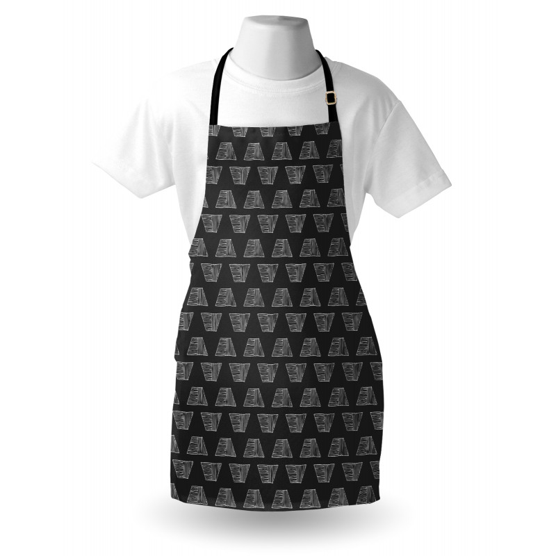 Hatched Trapezoids Apron