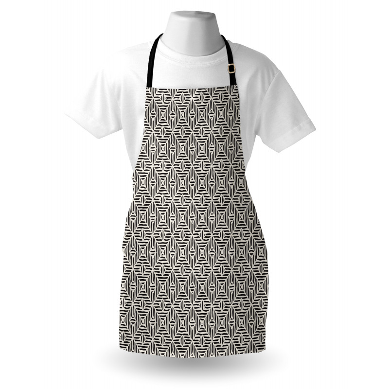 Rough Lines Tribal Doodle Apron