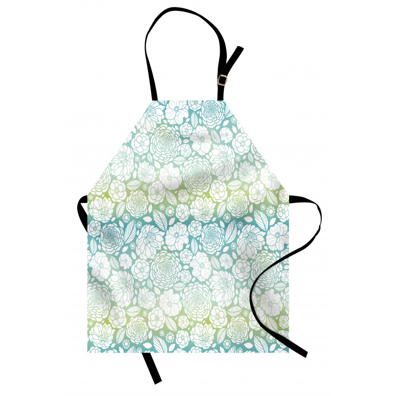 Soft Toned Blossom Petals Apron