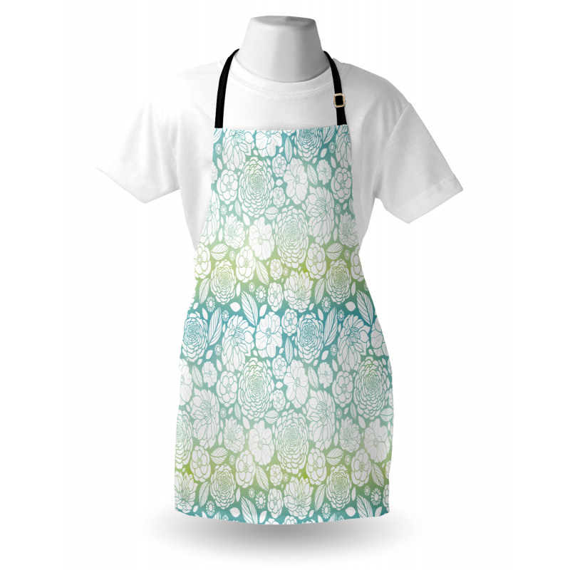 Soft Toned Blossom Petals Apron