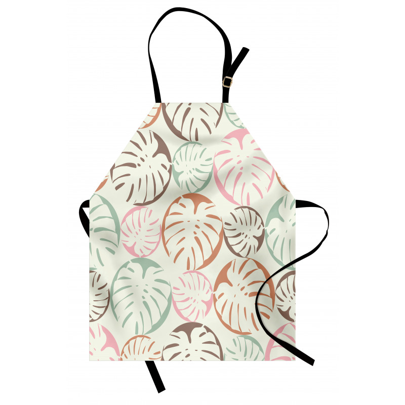 Retro Style Monstera Leaf Apron