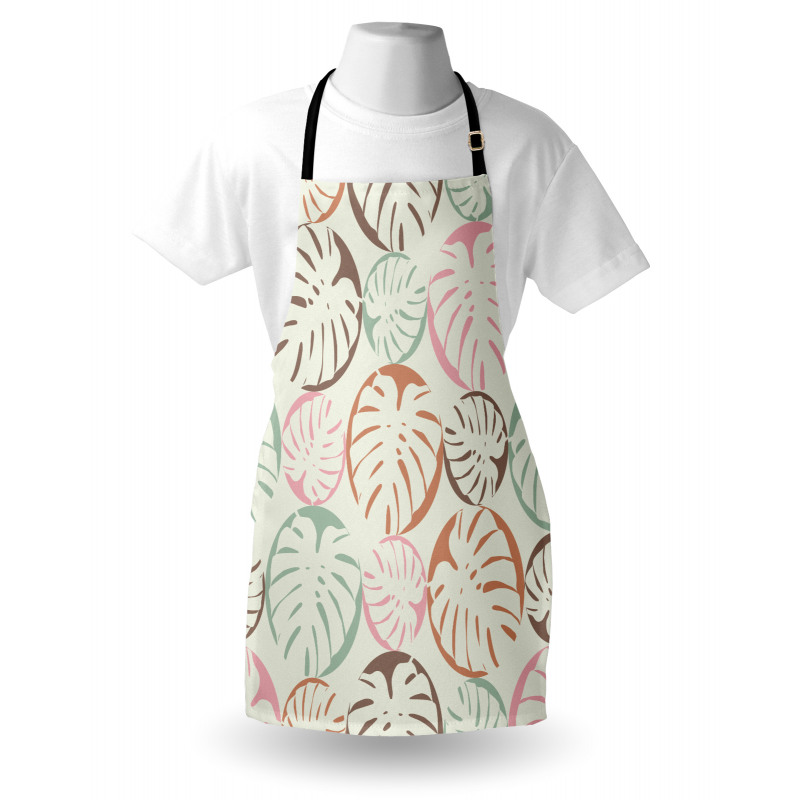 Retro Style Monstera Leaf Apron