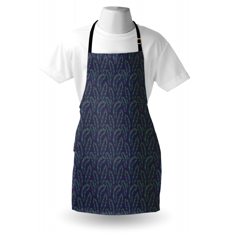 Botanical Eco Leaf Pattern Apron