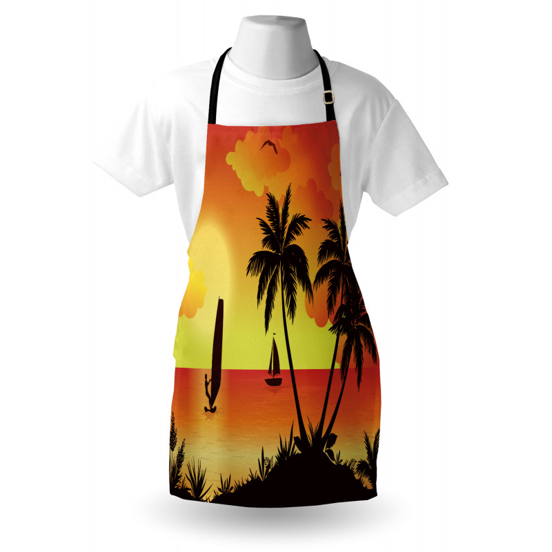Coconut Palms and Surfer Apron