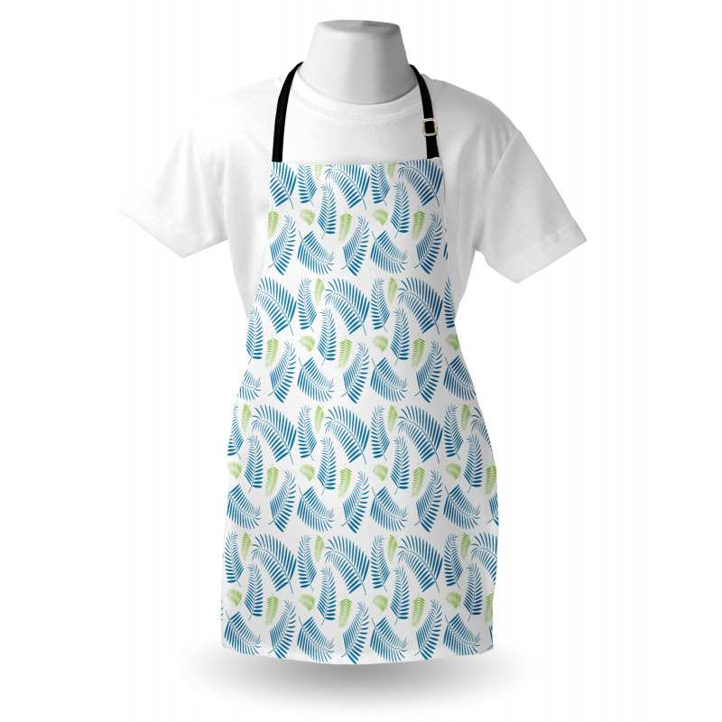 Palm Tree Leaves Pattern Apron