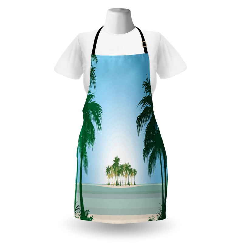 Exotic Palm Tree Beach Apron