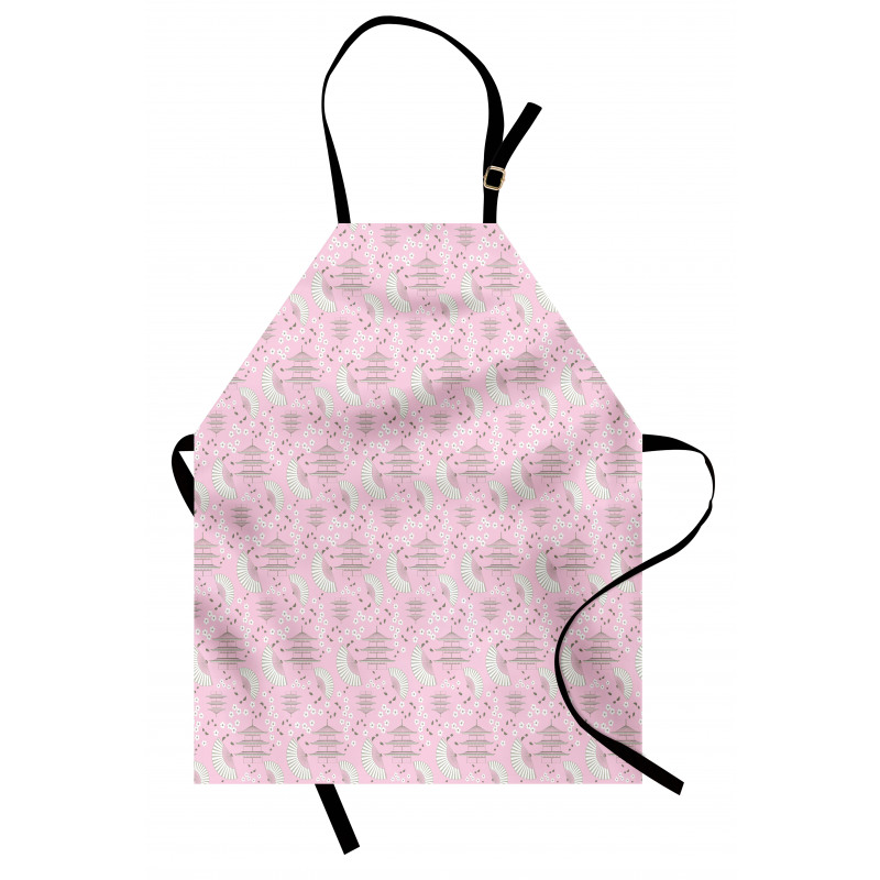 Blossoming Cherry Flowers Apron