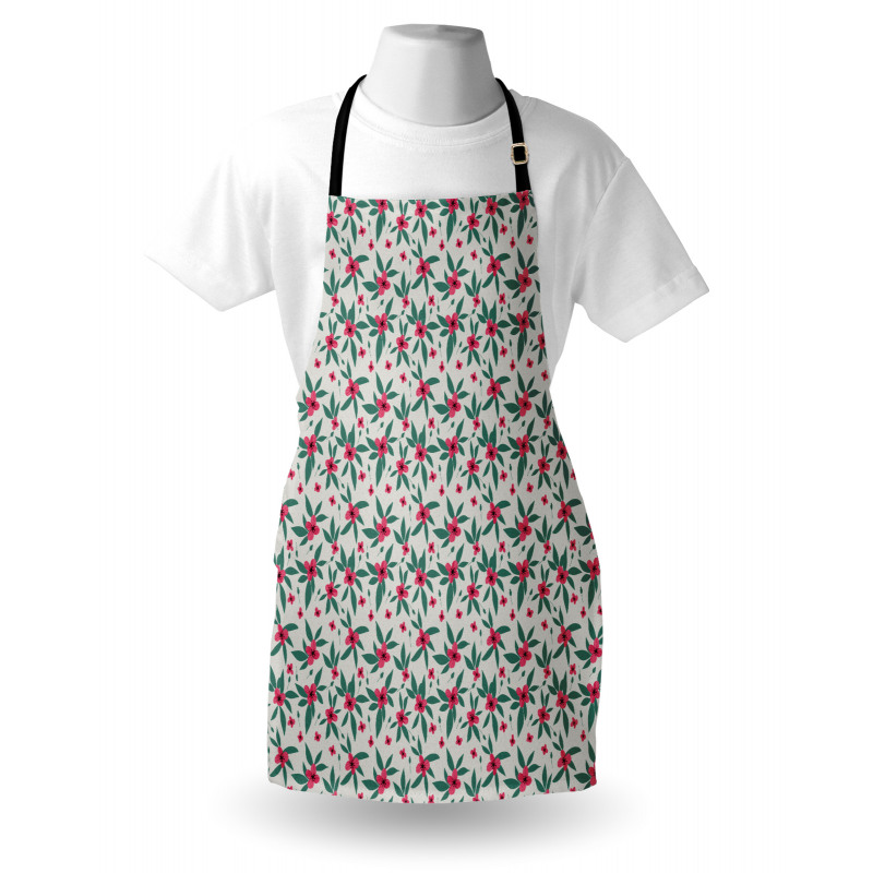 Foliage and Doodle Petals Apron