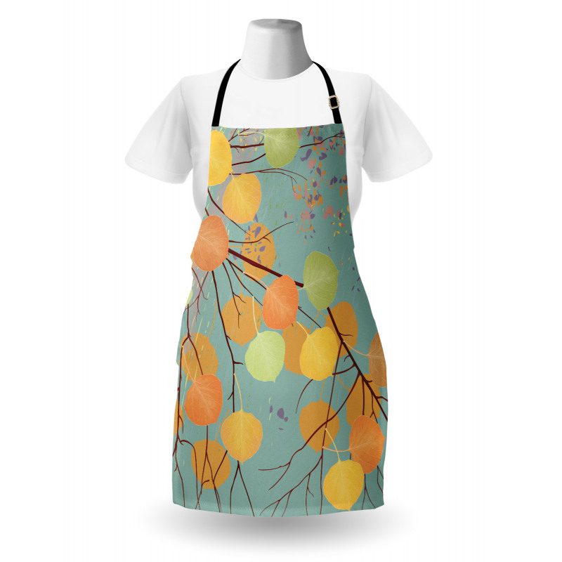 Branches Autumn Leaves Apron