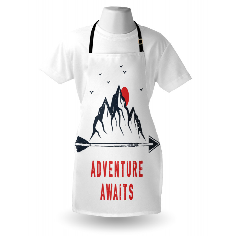 Mountains and Moon Apron