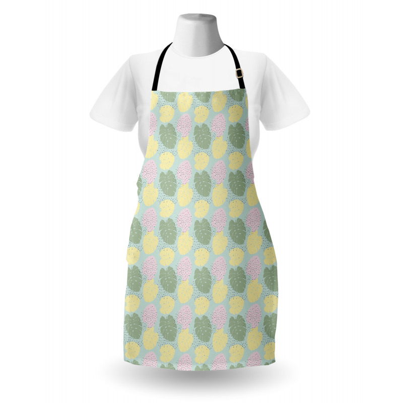 Exotic Monstera Silhouette Apron