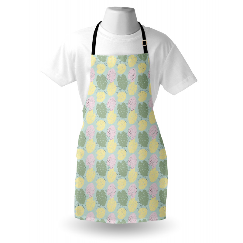 Exotic Monstera Silhouette Apron