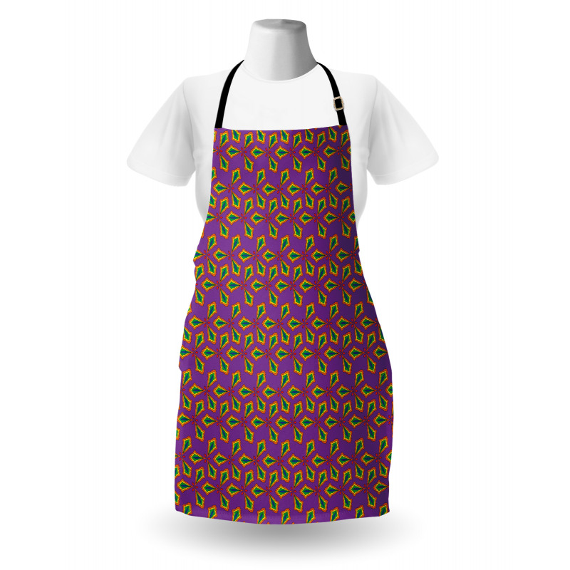 Geometric Floral Shapes Apron