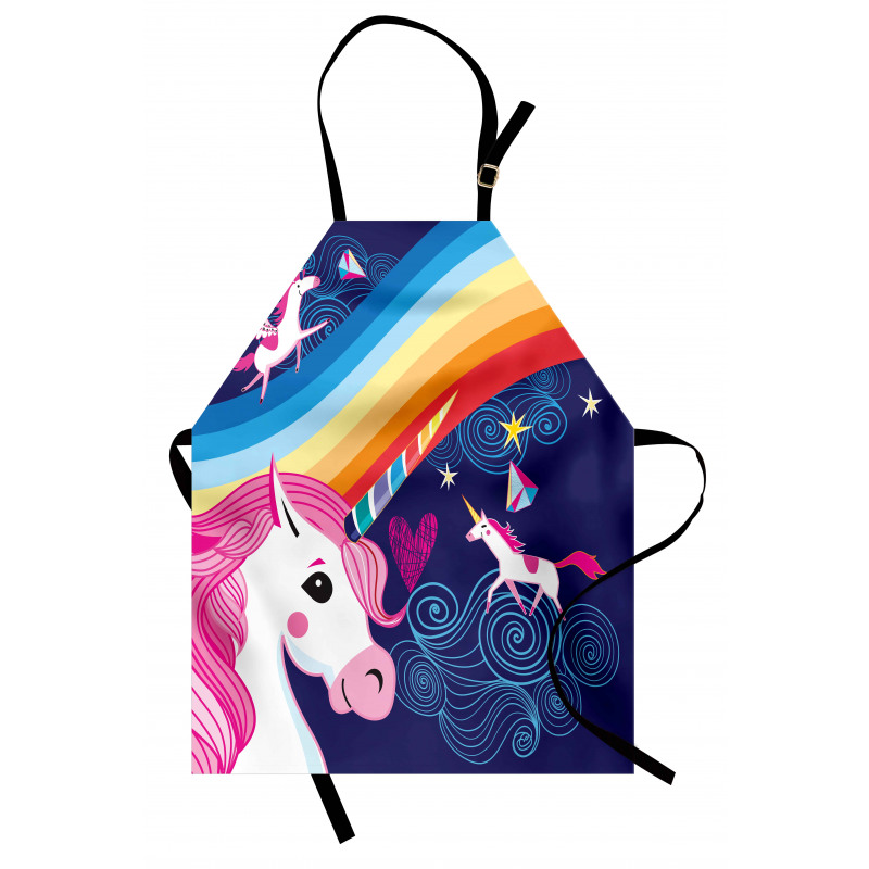 Mythical Animals in the Sky Apron