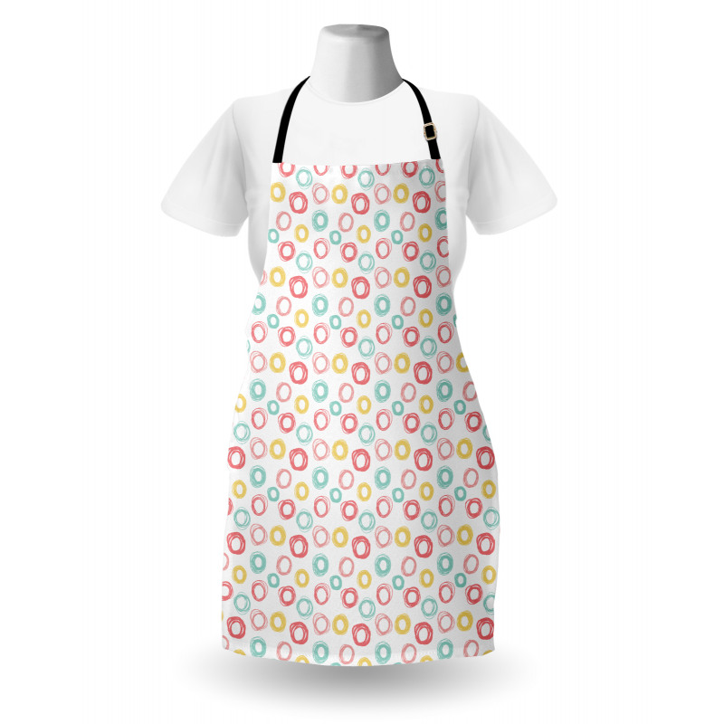 Doodle Circular Shapes Apron