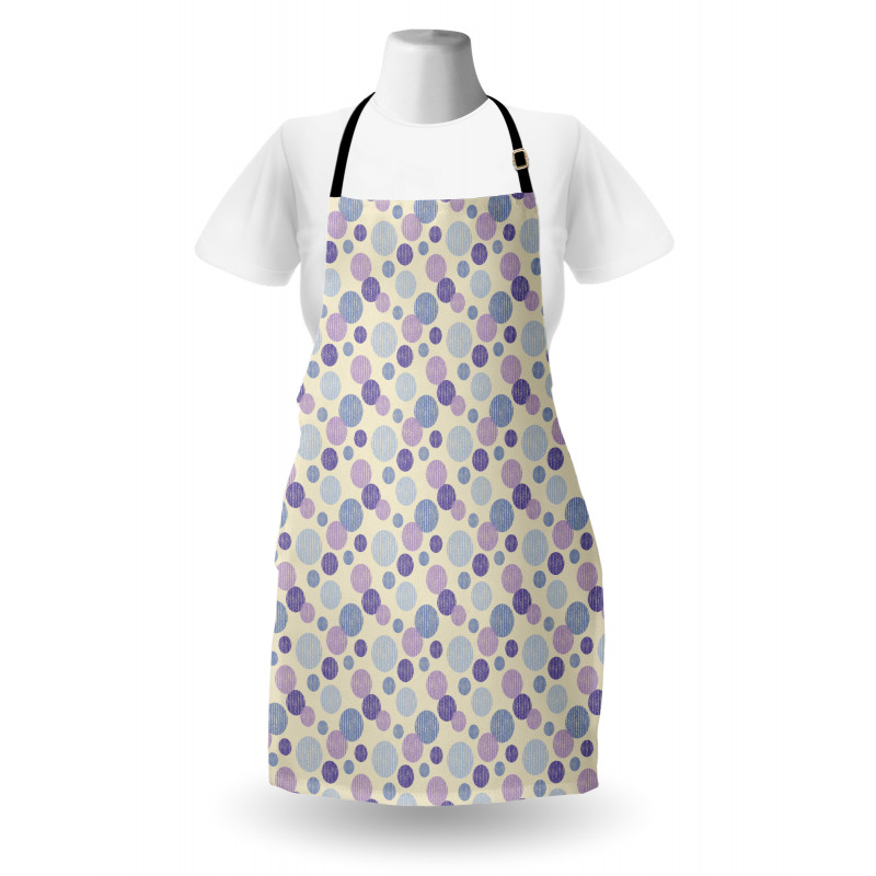 Dots with Irregular Lines Apron