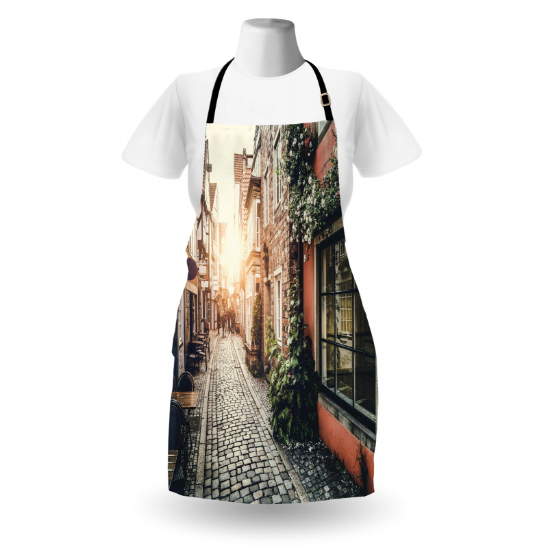 Old Town at Sunset Picture Apron