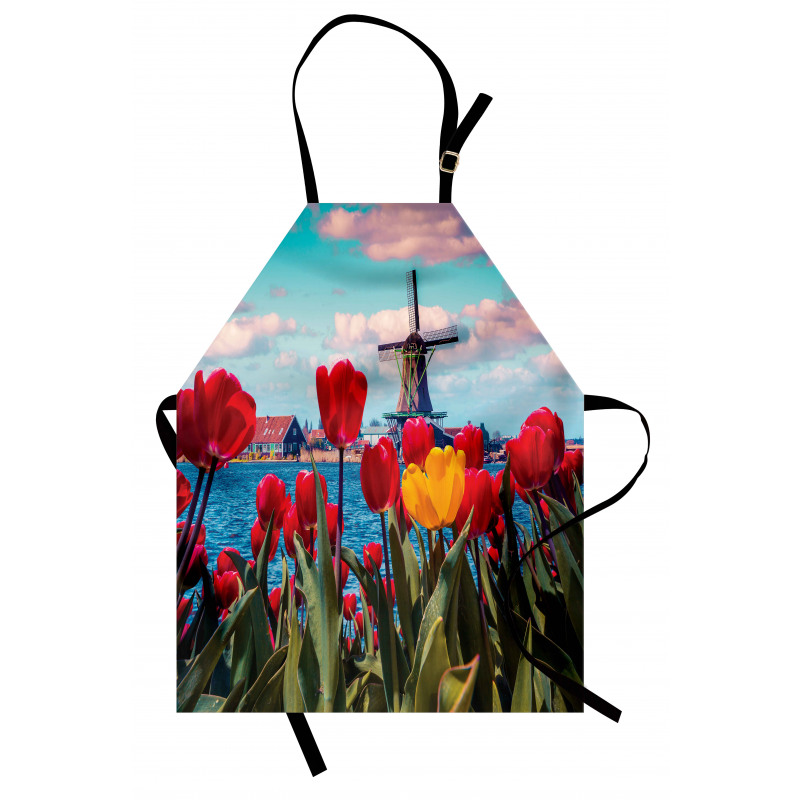 Idyllic Spring Tulips Apron