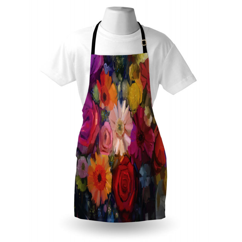 Paintbrush Blossoms Apron