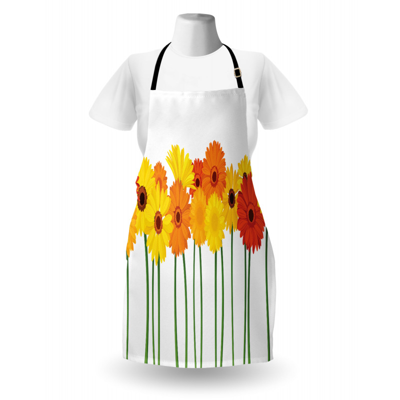 Flowers on Green Stems Apron