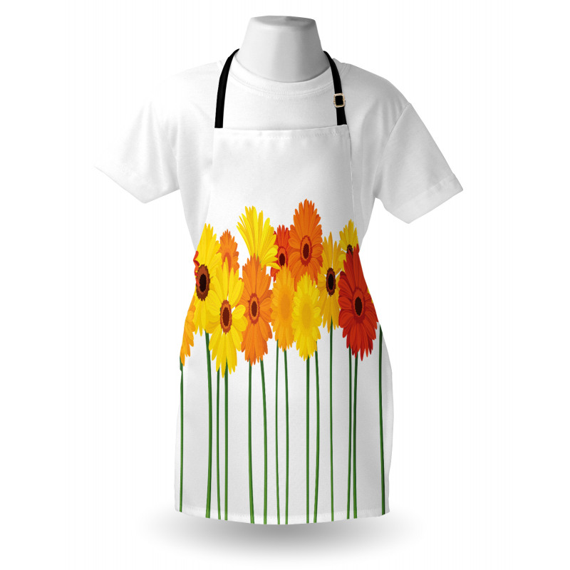 Flowers on Green Stems Apron