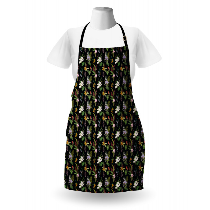 Exotic Composition Botanical Apron