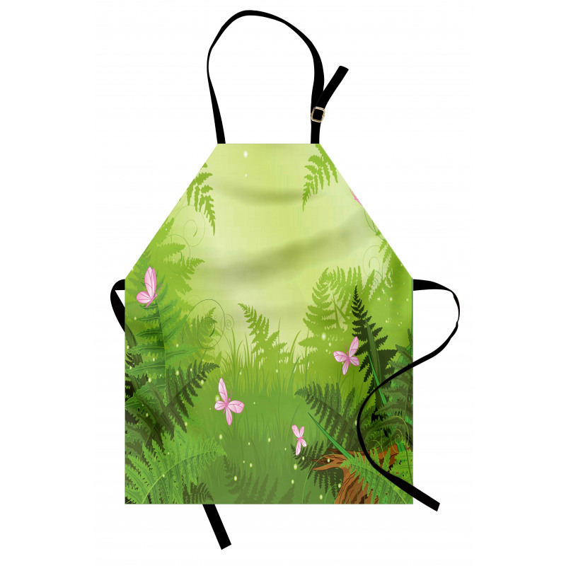 Cartoon Woodland Pattern Apron