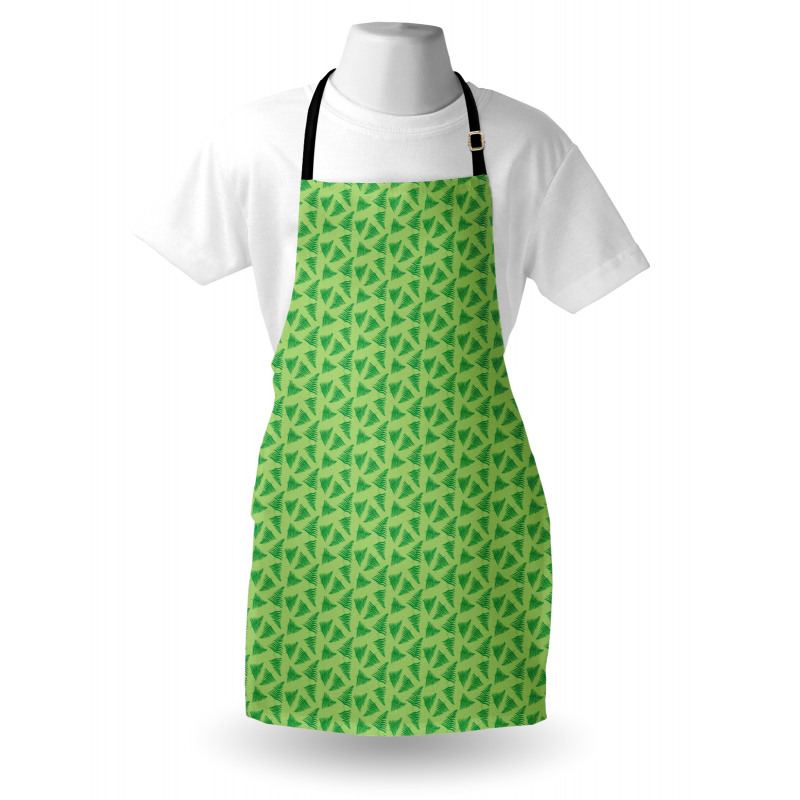 Exotic Jungle Plants Pattern Apron