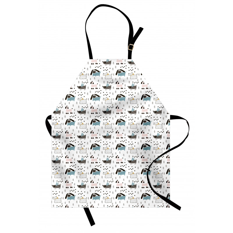 Scandinavian Artwork with Dog Apron