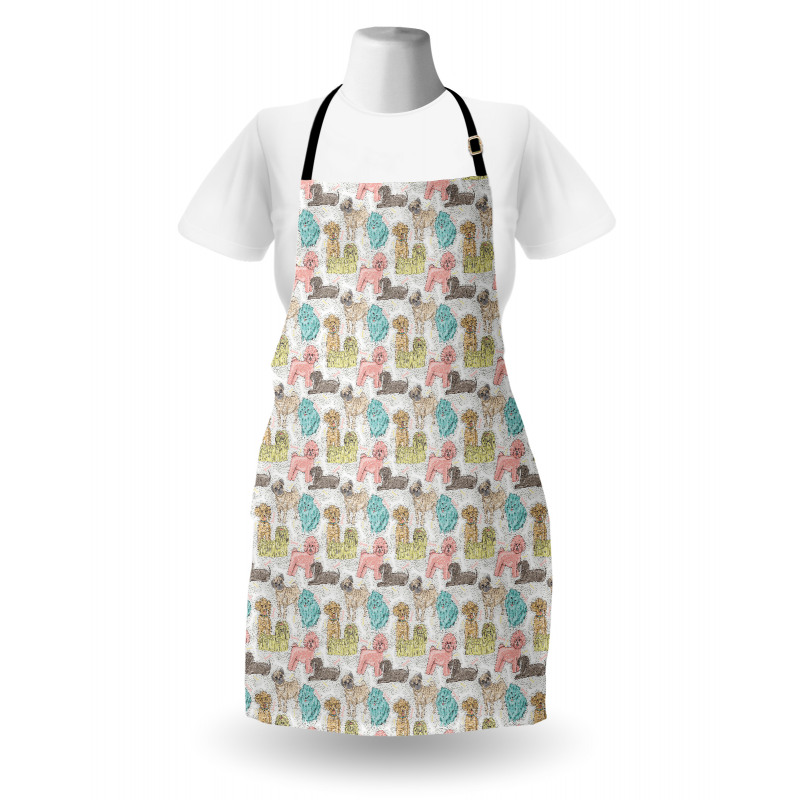 Little Purebred Puppy Dogs Apron