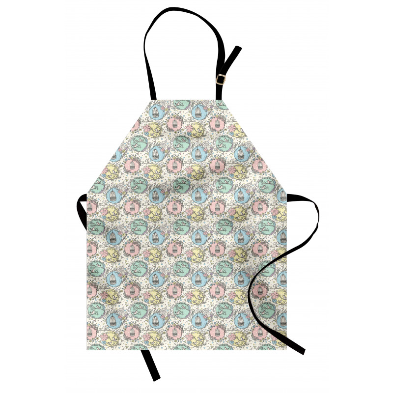 Birdcages Flowering Trees Apron