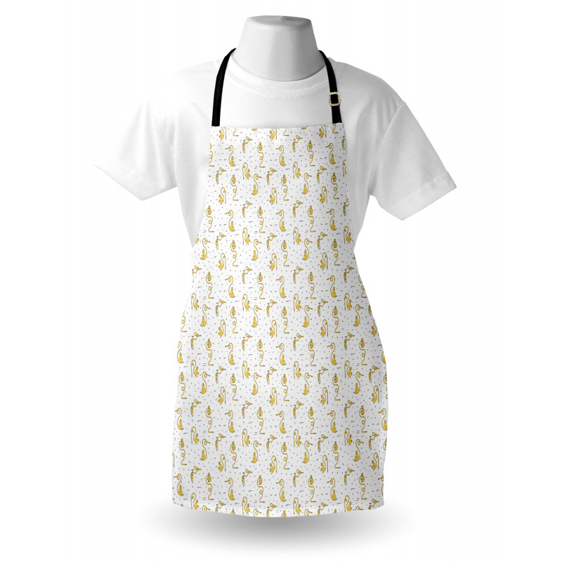 Funny Animals Geometrical Apron