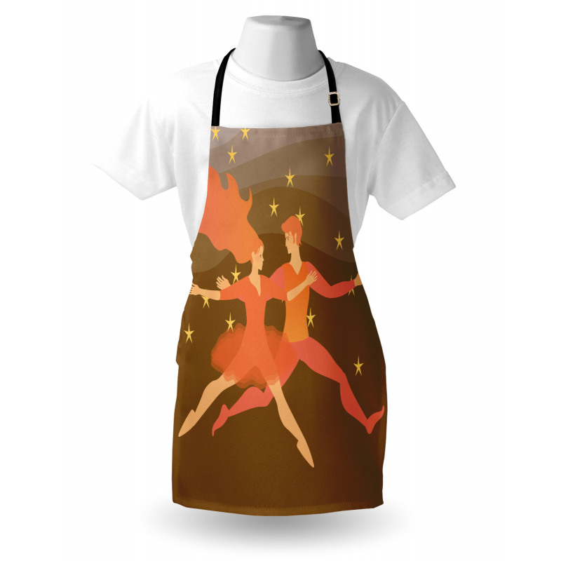 Fire Couple in the Space Apron