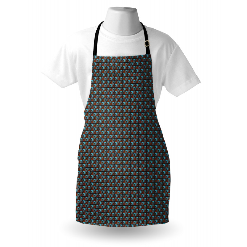 Abstract Shapes Squares Apron