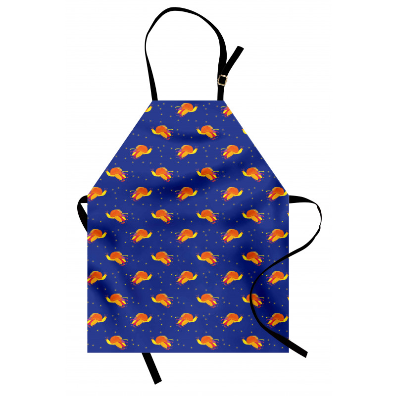 Birds in Starry Night Sky Apron