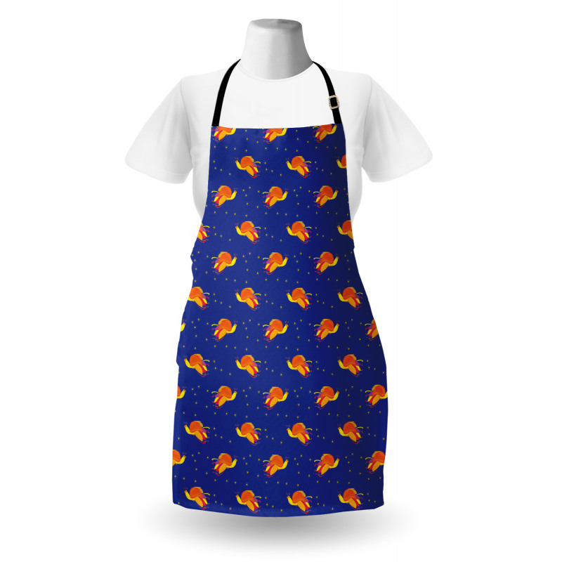 Birds in Starry Night Sky Apron