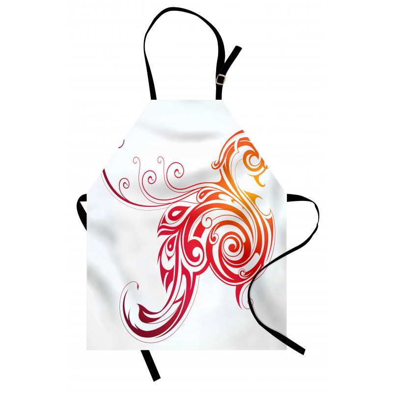 Bird Swirly Wings Apron