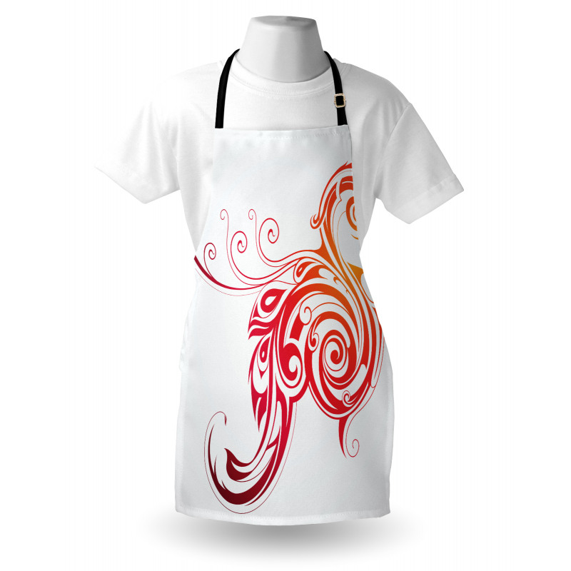 Bird Swirly Wings Apron