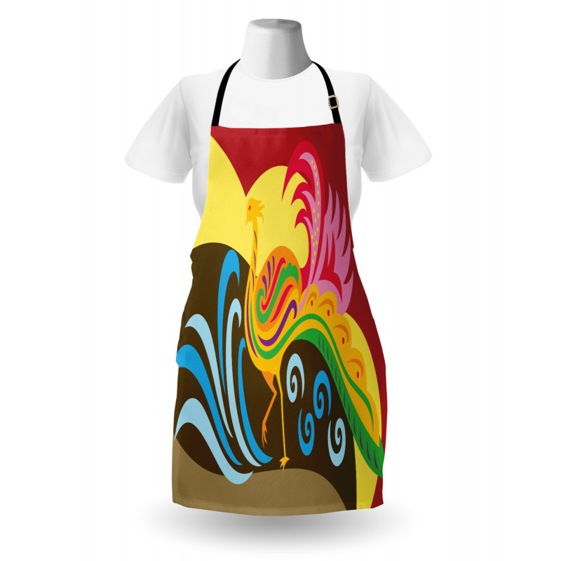 Colorful Abstract Ethnic Apron