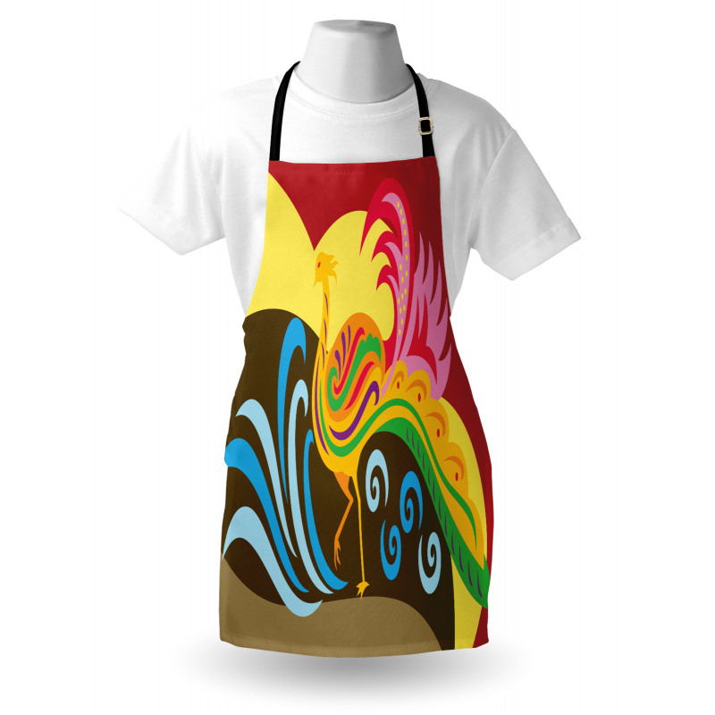 Colorful Abstract Ethnic Apron