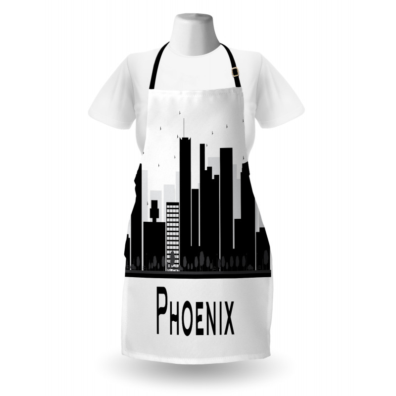 City Silhouette Skyscrapers Apron