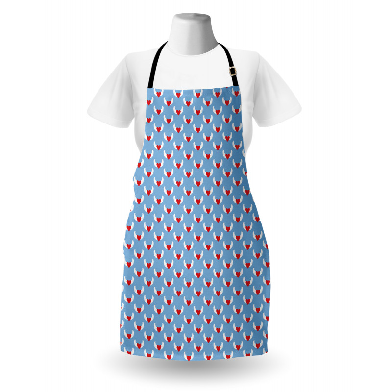 Symmetric Simple Hearts Apron