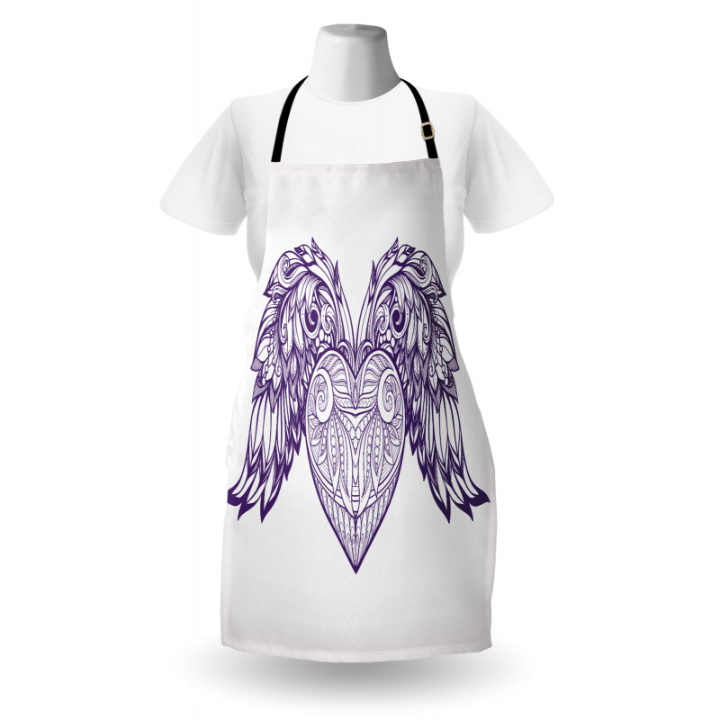 Heart Botany Ornate Apron