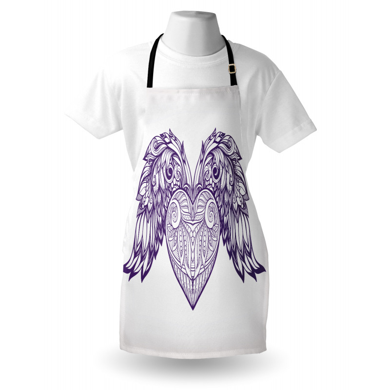 Heart Botany Ornate Apron