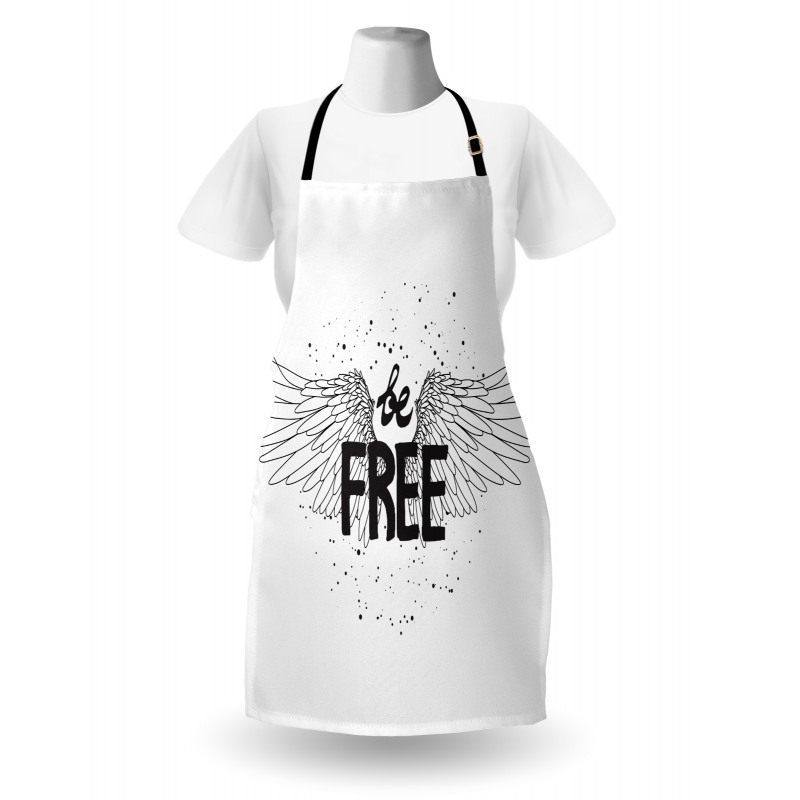 Ink Written Be Free Apron