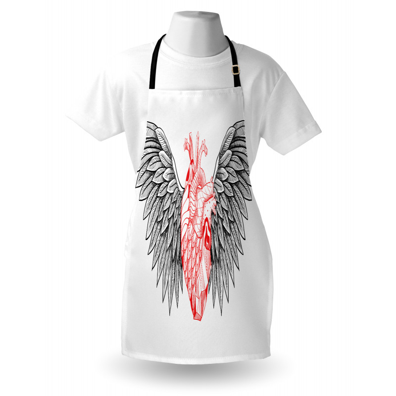 Realist Human Heart Apron