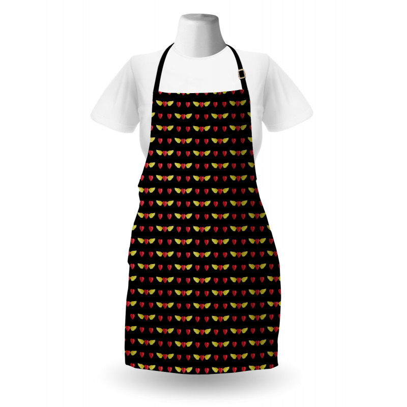 Love Art Heart on Dark Apron