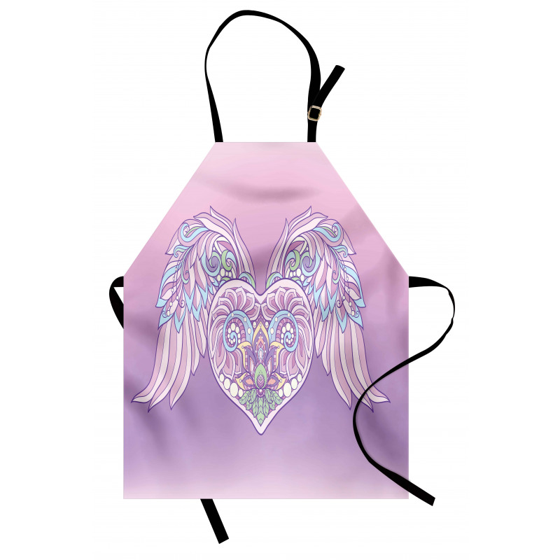 Floral Ornate Heart Apron